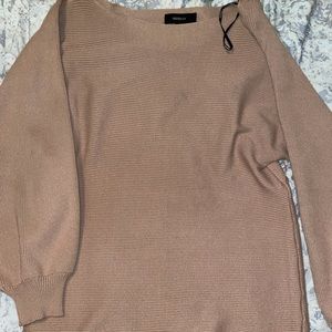 Off the shoulder sweater dress